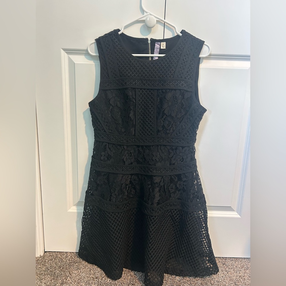 Elegant Black Dress with lace details